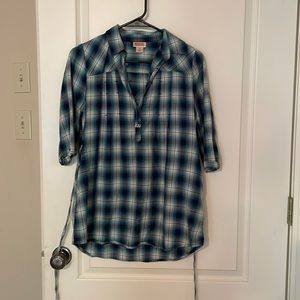 Plaid Tunic